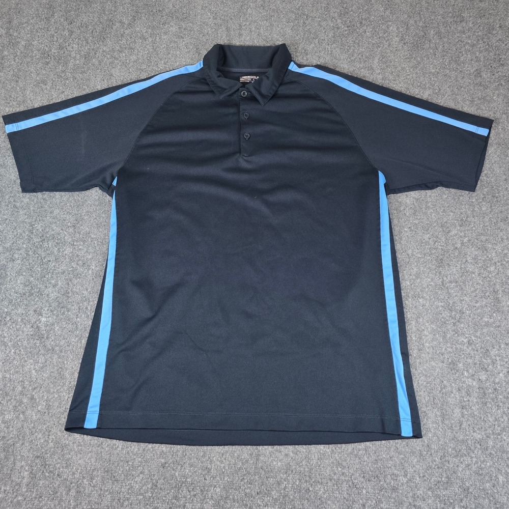 Nike Golf Dri-FIT Polo Shirt Athletic Fit Striped Detail XL‎ - Picture 2 of 12
